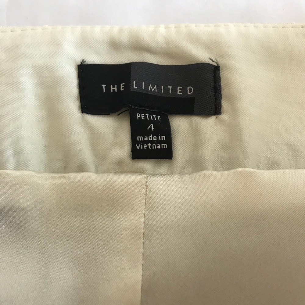 Navy and White Lace Pencil Skirt The Limited - Picture 5 of 5